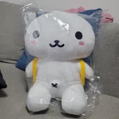 【新品・未使用】おすわりBIGぬいぐるみ 白 キャラクター プライズ品