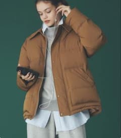 シンゾーン　スエードカラーダウンジャケット　キャメル　36 シンゾーン スエードカラーダウンジャケット キャメル 36 - メルカリ