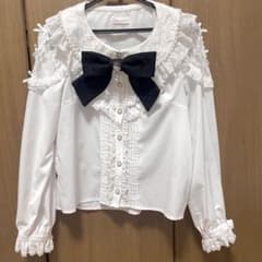 LIZLISA ミルフィーユフリルブラウス ブラック リズリサ ブラックのサムネイル
