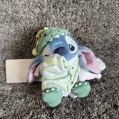 ディズニー スティッチ ぬいぐるみキーホルダー・キーチェーン PAJAMA