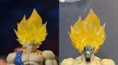 SHFiguarts용 손오공 슈퍼 사이어인 토리야마 마스크 헤드 파트