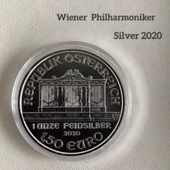 2020年 オーストリア ウィーン銀貨 1オンス 純銀 現物資産 - メルカリ