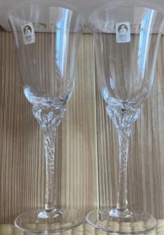 佐々木クリスタル　佐々木ガラス　ワイングラス　2客のサムネイル