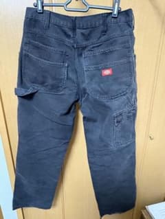 Dickies ワークパンツ ダブルニー ブラックのサムネイル