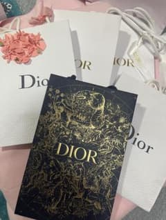 Dior ショッパー 紙袋 約23×15×5 5点セットのサムネイル