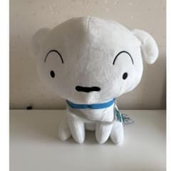 クレヨンしんちゃん　めちゃもふぐっとぬいぐるみ　おすわりポーズのシロ