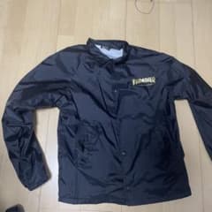 THRASHER コーチジャケット ブラック ゴールドロゴのサムネイル