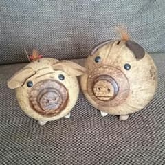 ブタさん貯金箱♡のサムネイル