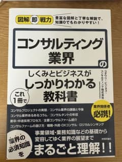 コンサルティング業界のしくみとビジネスがしっかりわかる教科書のサムネイル