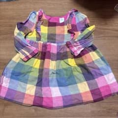 baby GAP チェック柄 ワンピース 12-18monthsのサムネイル