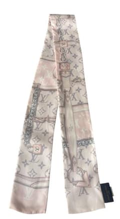LOUISVUITTON バンドーモノグラムチェーン柄スカーフコンフィ