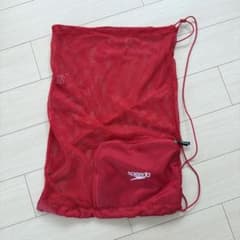 Speedo スイミング メッシュバッグ レッドのサムネイル