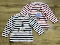 petit main 長袖Tシャツ 2枚セット 80サイズのサムネイル
