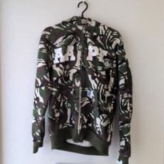 Aape】BY A BATHING APE 迷彩カモフラジップパーカーM裏起毛 - メルカリ