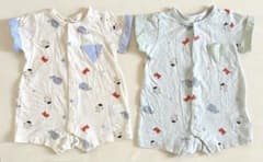 Sishunon シシュノン　ロンパース　70 双子　２枚セットのサムネイル