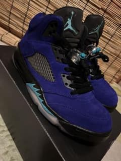 nike air jordan 5 retro grape us10 28 美品のサムネイル
