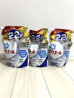 アリエール　バイオサイエンス　液体洗濯洗剤　つめかえ用　1.52kg 3袋のサムネイル