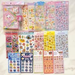 平成　シール帳　シール　まとめ売り　シャカシャカ　キティ　サンリオ　シマエナガのサムネイル