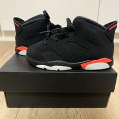NIKE JORDAN 6 RETRO (TD) "ブラックインフラレッド"のサムネイル
