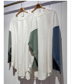beams boy×SCREEN STARS/2トーンロングスリープTシャツ - 3