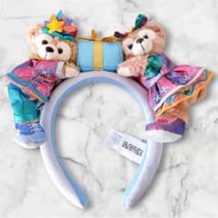 完売品 ディズニー ダッフィー シェリーメイ カチューシャ 香港 20周年