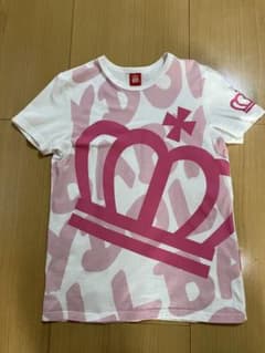 BABYDOLL 半袖Tシャツ ホワイト ピンク Sサイズのサムネイル