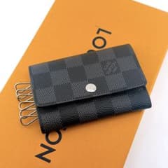 美品 IC】ルイヴィトン ダミエ グラフィット ミュルティクレ6 キー