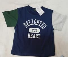 COMME CA ISM クレイジーパターン Tシャツ 110cm 新品のサムネイル