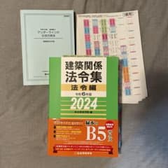 令和6年版 建築関係法令集法令編　(アンダーライン手本集付)のサムネイル