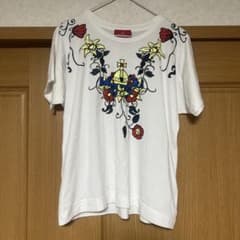 極美品】ヴィヴィアンウエストウッドレッドレーベル オーブ 花柄 T