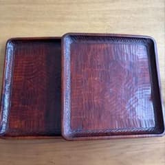 讃岐盆 讃岐彫 昭和初期 2枚セット | Mercari