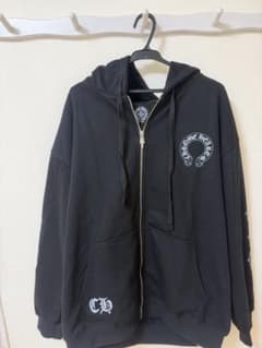 CHROME HEARTS ジップアップパーカーブラックのサムネイル