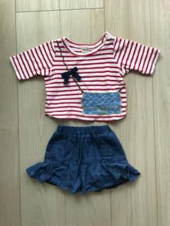 【チアコロ様専用】petit main 上下セット 80cmのサムネイル