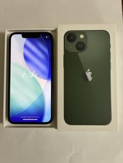 【値下げ】Apple iPhone 13 mini グリーン 本体のサムネイル