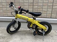 子供用自転車 12インチ イエロー 補助輪なし Henshin Bike - メルカリ