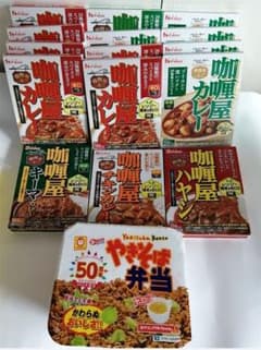 無洗米&箱ごとチンできるレトルトカレー&限定焼きそば　簡単ご飯セット 箱ごとレンチン! ハウス レトルトカレーと限定やきそば 簡単美味しい