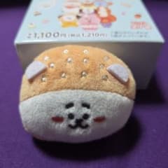 BT21 파미마 한정 봉제인형 배지 빵형 RJ Jin