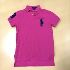 polo ralph lauren ビッグポニー ポロシャツ ド派手ピンク - メルカリ
