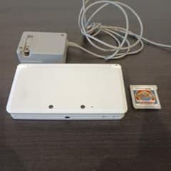 Nintendo 3DS 화이트 본체 AC 어댑터 포함