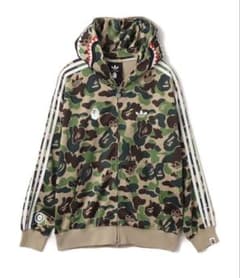 adidas x A BATHING APE カモ柄 パーカーのサムネイル