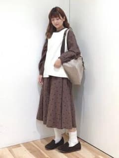 *SM2*【リネン混】チョコレート刺繍ワンピース♪*のサムネイル