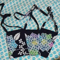 紫陽花柄 ポシェット スマホケースのサムネイル