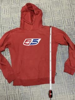 FIFTY FIVE DSL メンズ　55DSL DIESEL パーカー　赤　Lのサムネイル