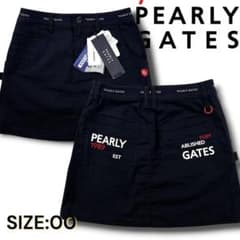 【定価2.2万】新品 PEARLY GATES パーリーゲイツ ミニスカートM 00 定2.3万 パーリーゲイツ 接触冷感 +PLUSCOOL ミニスカート 紺