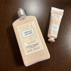 新品未使用 ロクシタン ネロリ オーキデ ボディミルク ハンドクリーム セットのサムネイル