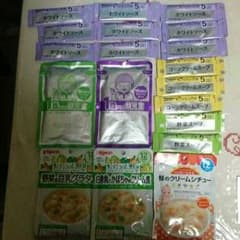 12ヵ月のベビーフード、スープ、グリコの1才からの幼児食のサムネイル