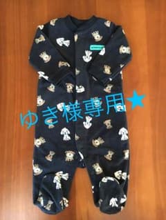ゆき様専用☆カーターズ 長袖 足付き ロンパース フリース 60-70のサムネイル