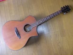 Bromo BAT 4MCE マホガニー単板トップ、エレアコ・ギター、中古美品のサムネイル
