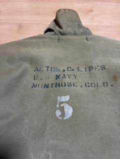 U.S. NAVY N1 デッキジャケット　1940年代　オリジナルのサムネイル