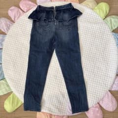 Rodeo Crowns デニム スキニーパンツ フリルのサムネイル